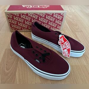 Vans Deep Red Sneakers (Burgundy)